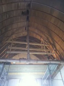 Chapelle de Bourgon - Voûte côté autel