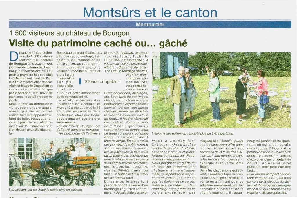 JEP 2012 courrier de la mayenne